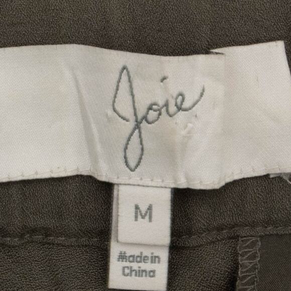 Joie Maxi Taper Leg Crepe Silk Jogger Trousers Size Medium - Picture 5 of 8